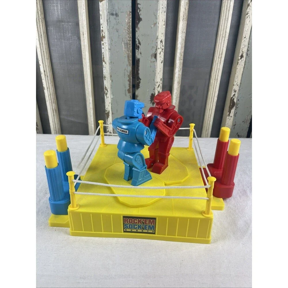 Mattel Rock’Em Sock’Em Robots Game 2018 Working No Box Boxing Toy EUC